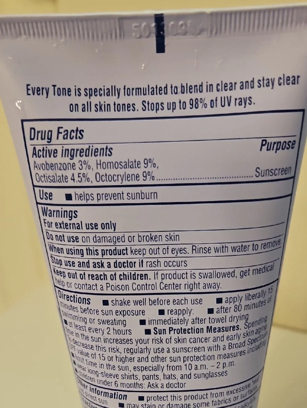 Coppertone Every Tone SPF 50 Sunscreen Lotion